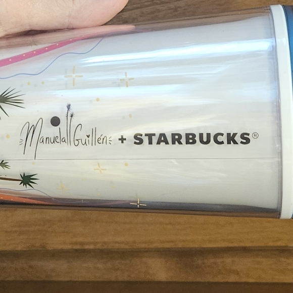 Starbucks 2023 Manuela Guillen Collection with straw cover - Picture 2 of 11